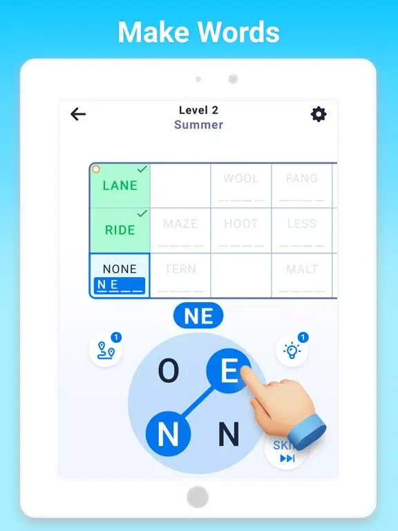 Tangkapan layar Anagram Adventure - Word Game iPad 