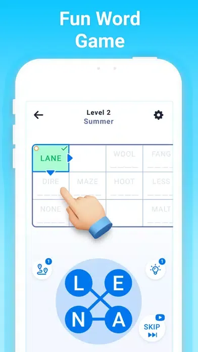 Tangkapan layar Anagram Adventure - Word Game