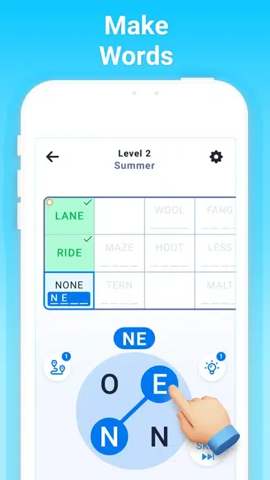 Tangkapan layar Anagram Adventure - Word Game