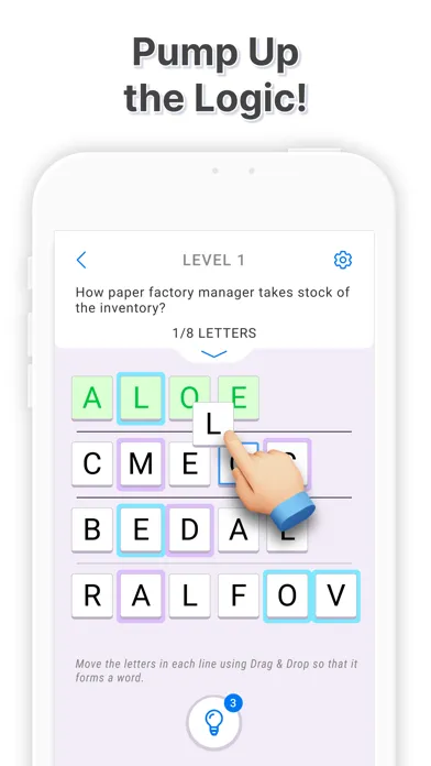 Ảnh chụp màn hình của Wordelix - Word Puzzle Game