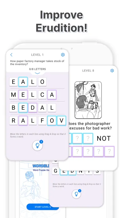 Ảnh chụp màn hình của Wordelix - Word Puzzle Game