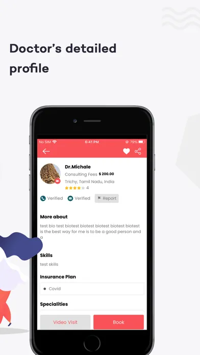 MeetDoc - Appointment Booking Screenshots