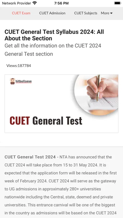 Capturas de pantalla de Hitbullseye: CUET Preparation