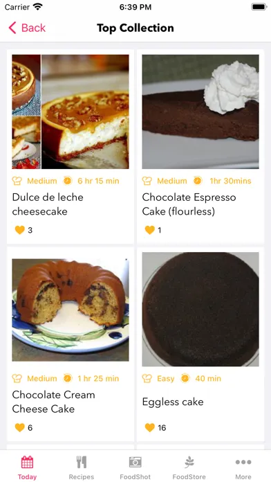 Capturas de tela do Cake Recipes: Tasty & Healthy