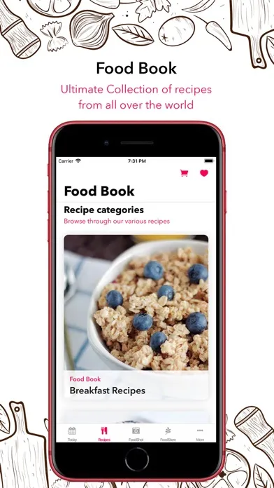 Zrzuty ekranu Food Book Recipes