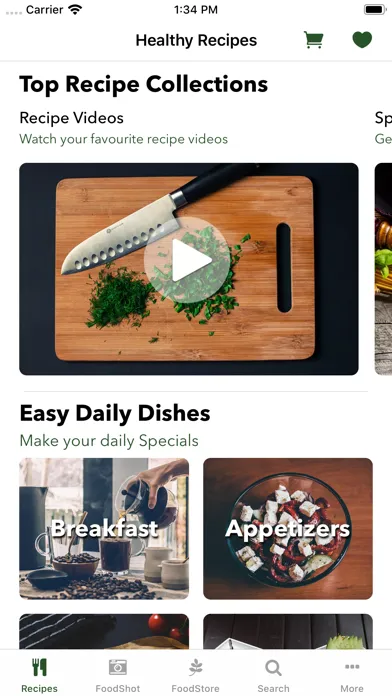 Healthy Recipe Book : FitMe স্ক্রিনশট