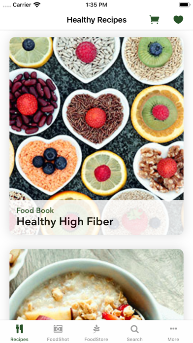 Healthy Recipe Book : FitMe स्क्रीनशॉट