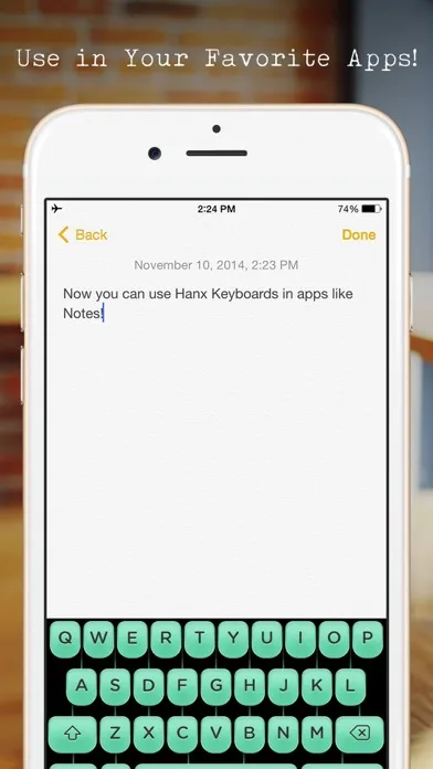 تصاویر Hanx Writer