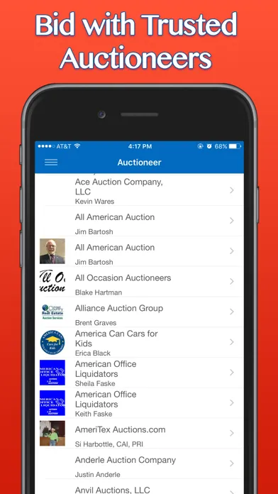 Capturas de tela do TX Auctions - Texas Auctions