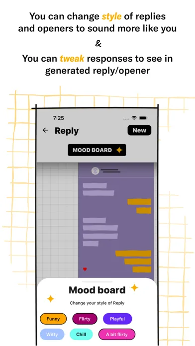 Zrzuty ekranu Hitch: AI Dating Co-pilot