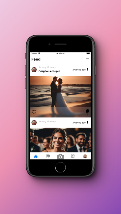 Ảnh chụp màn hình của Hitched - Wedding Photo Feed