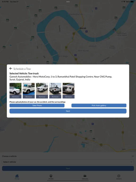 Hitch Towing Customer iPad  سکرین شاٹس