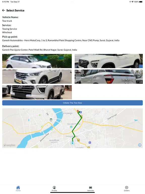 Hitch Towing Customer iPad  سکرین شاٹس