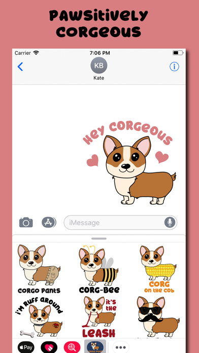 Скриншоты Corgi Puns - cute dog stickers