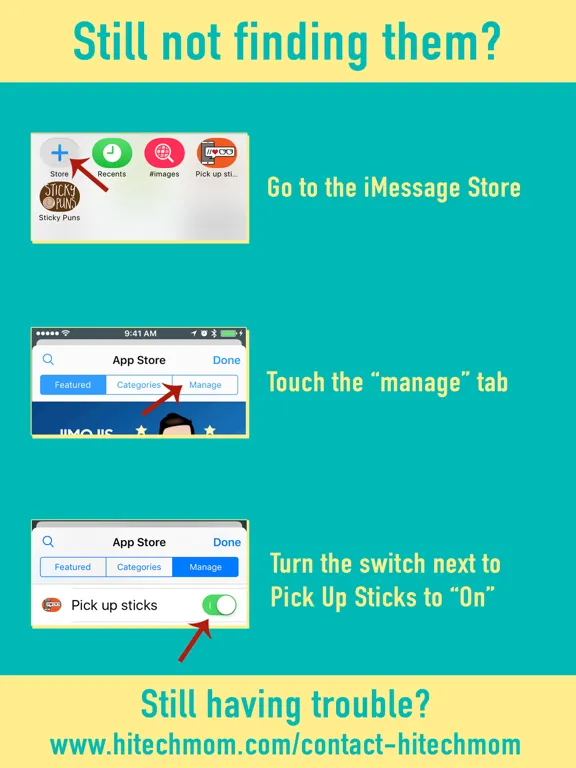 Скриншоты Pick Up Stickers iPad 