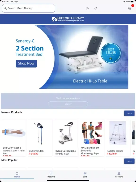 Zrzuty ekranu HiTech Therapy iPad 