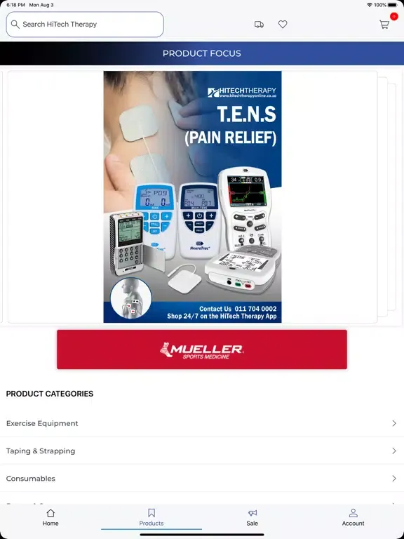 Zrzuty ekranu HiTech Therapy iPad 