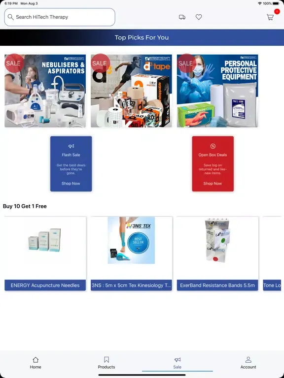 Zrzuty ekranu HiTech Therapy iPad 