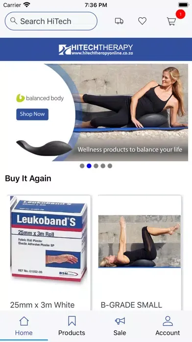 Zrzuty ekranu HiTech Therapy