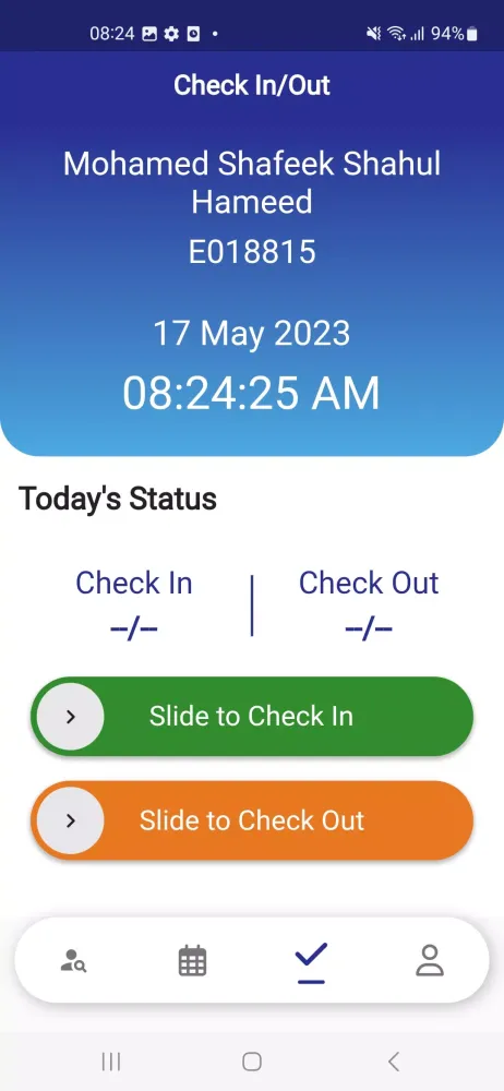 تصاویر Farnek Attendance App