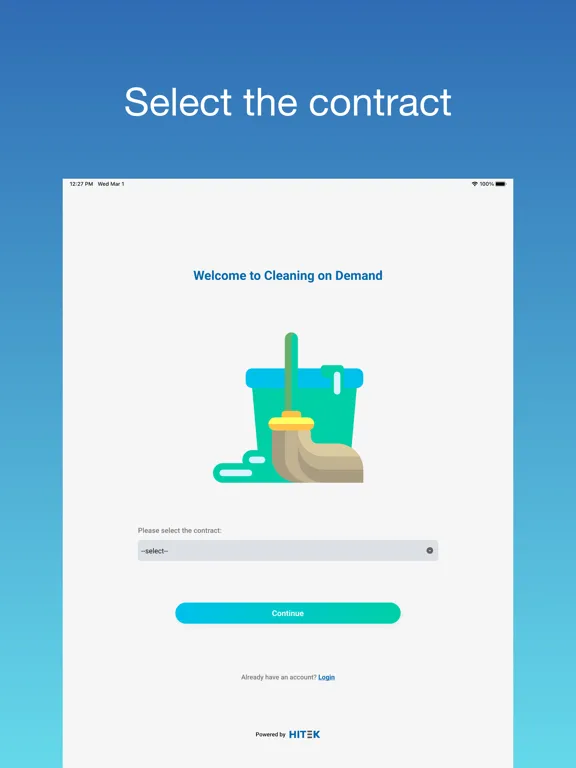 Cleaning On Demand iPad  Screenshots
