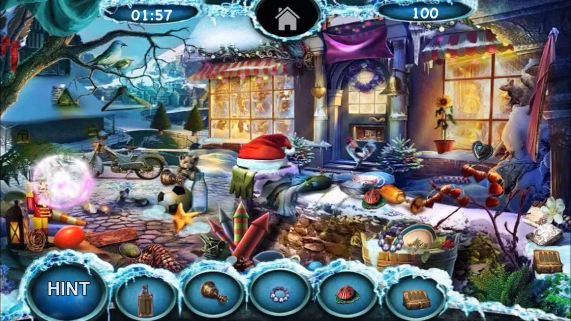 New Year Surprise, Hidden Objects Game Screenshots
