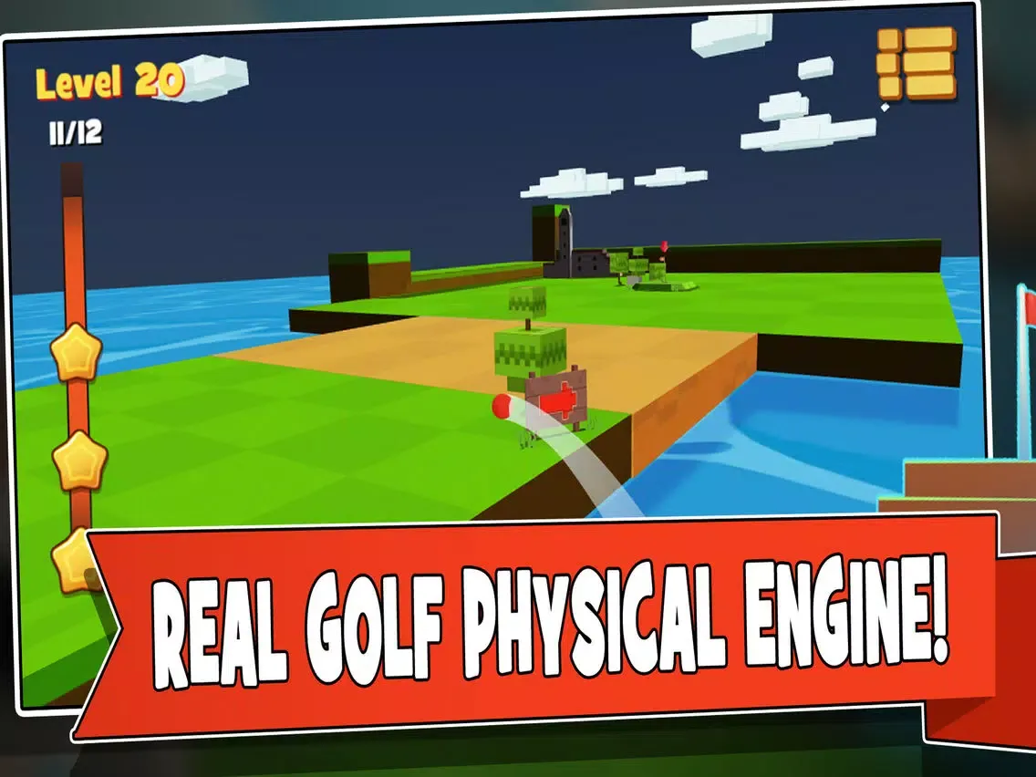 Hit Golf 3D iPad  Screenshots