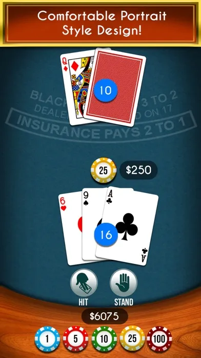 Ảnh chụp màn hình của Blackjack