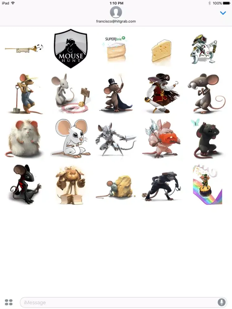 Captures d'écran de MouseHunt Stickers iPad 
