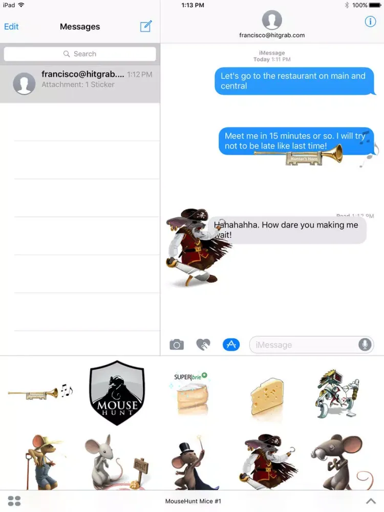 Captures d'écran de MouseHunt Stickers iPad 