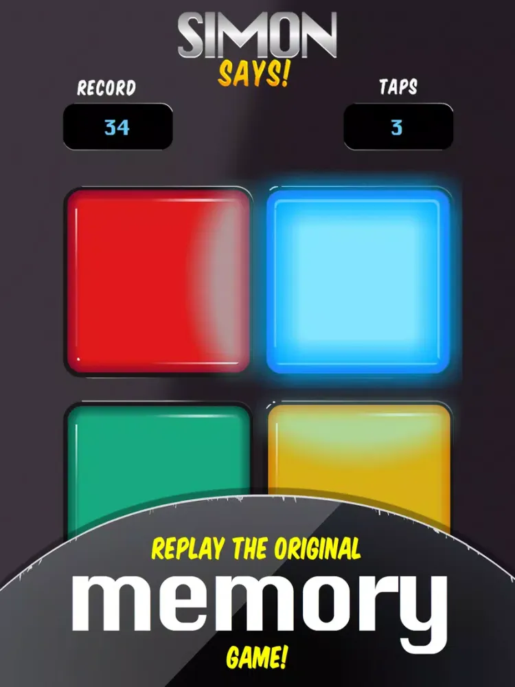 Simon Says Memory Game iPad  स्क्रीनशॉट