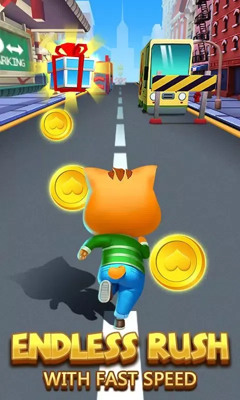 Tangkapan skrin Cat Run Endless Fun