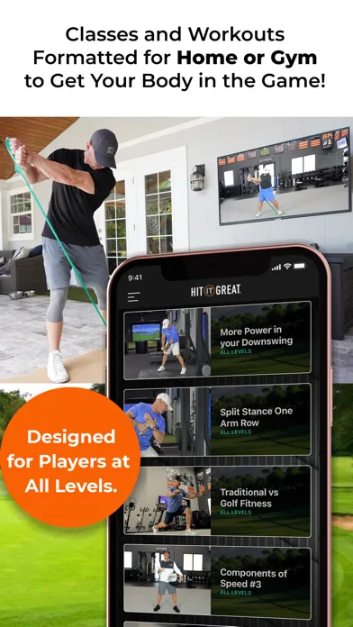 Tangkapan skrin Golf Fitness by HIT IT GREAT®