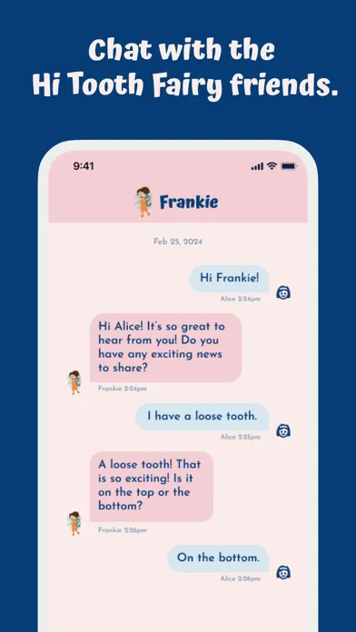 Hi Tooth Fairy: Chat & Stories Screenshots