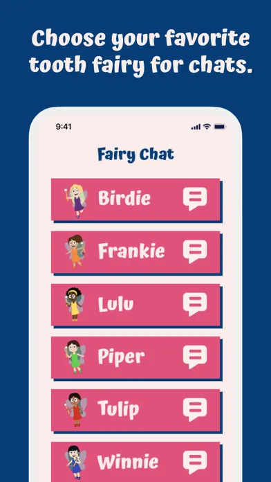 Hi Tooth Fairy: Chat & Stories Screenshots