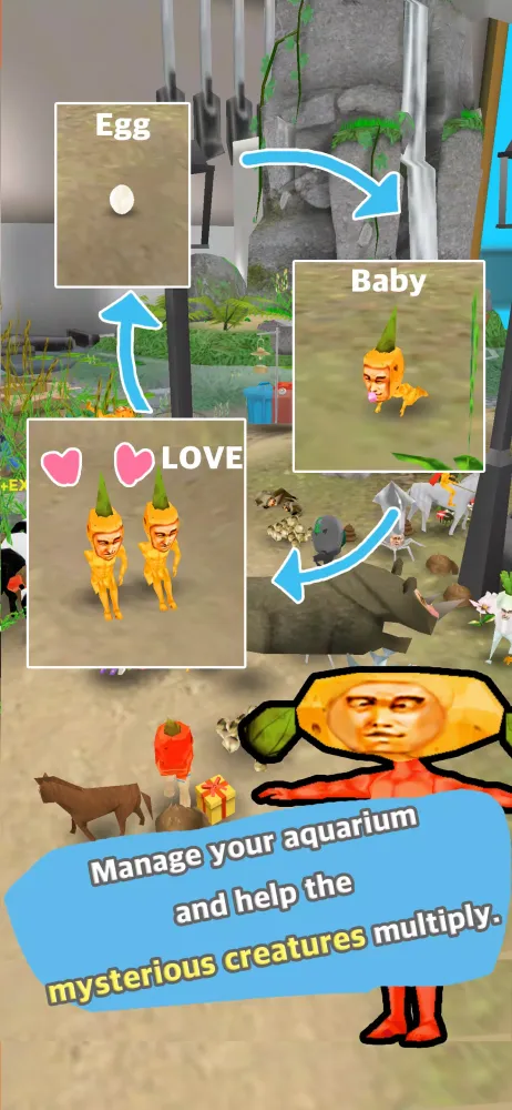 Capturas de pantalla de Cryptid Aquarium