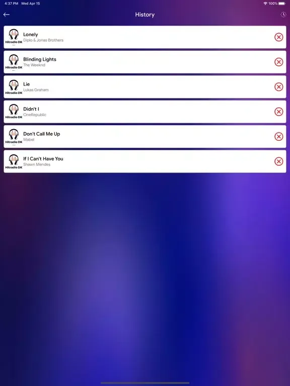 Hitradio DK iPad  Ekran Görüntüleri