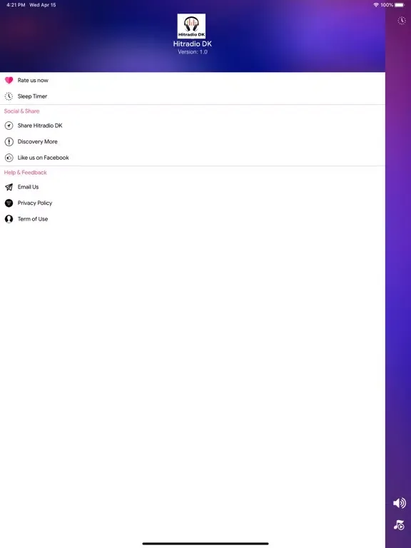 Hitradio DK Ekran Görüntüleri