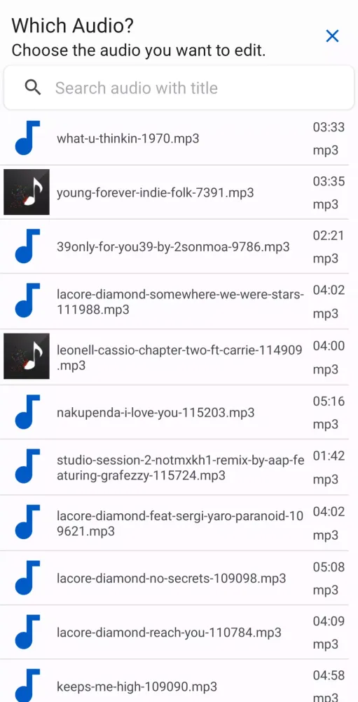 Captures d'écran de Audio Tag Editor - Mp3 Tagger
