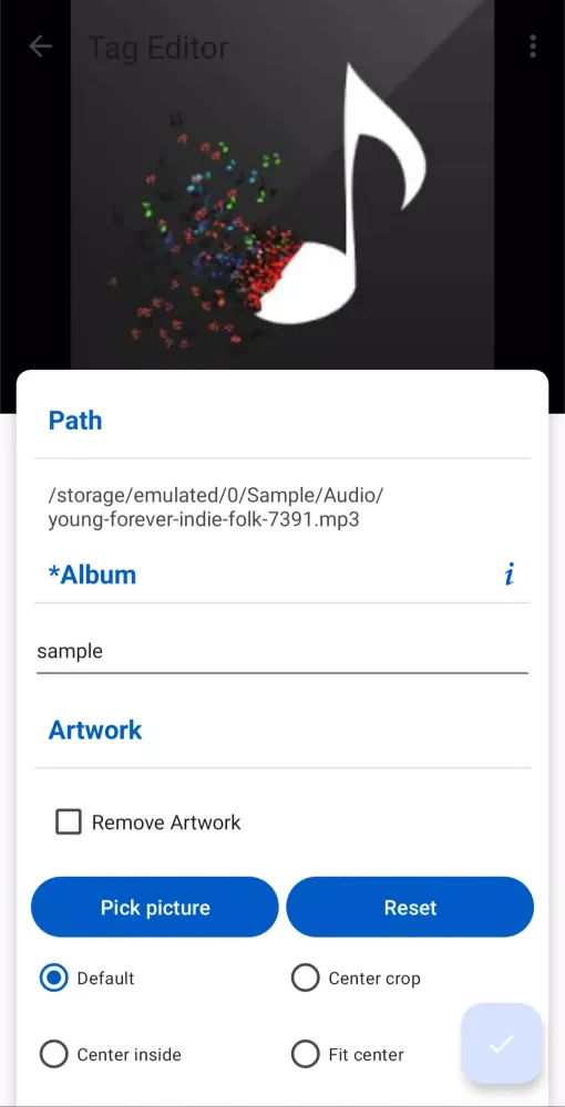 Captures d'écran de Audio Tag Editor - Mp3 Tagger