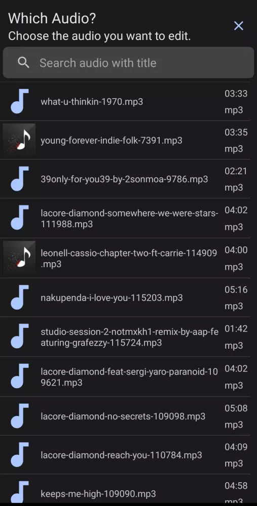Captures d'écran de Audio Tag Editor - Mp3 Tagger