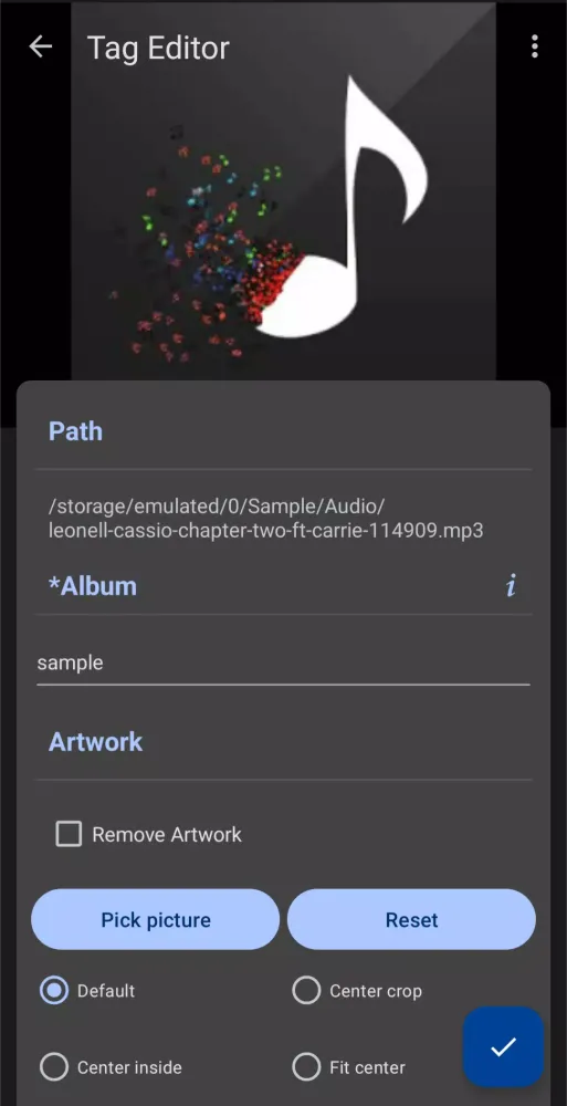 Captures d'écran de Audio Tag Editor - Mp3 Tagger