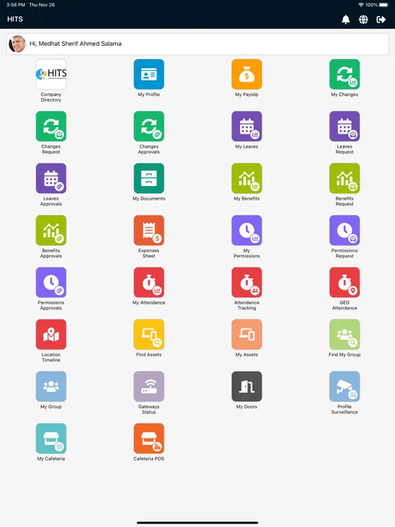 Capturas de pantalla de HITS EasyGO iPad 
