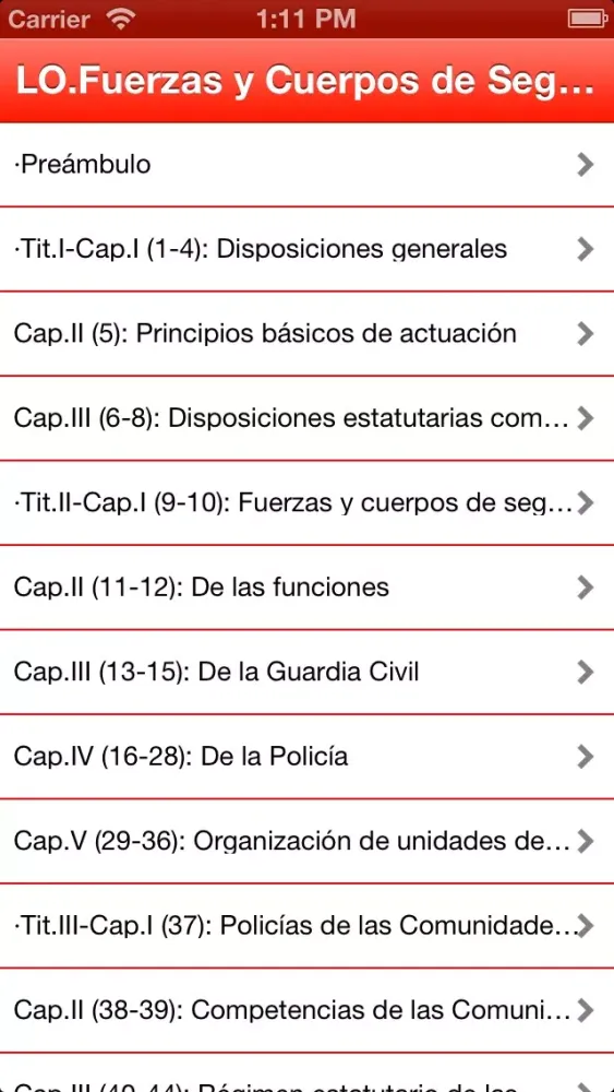 Captures d'écran de Spanish Security Forces Act