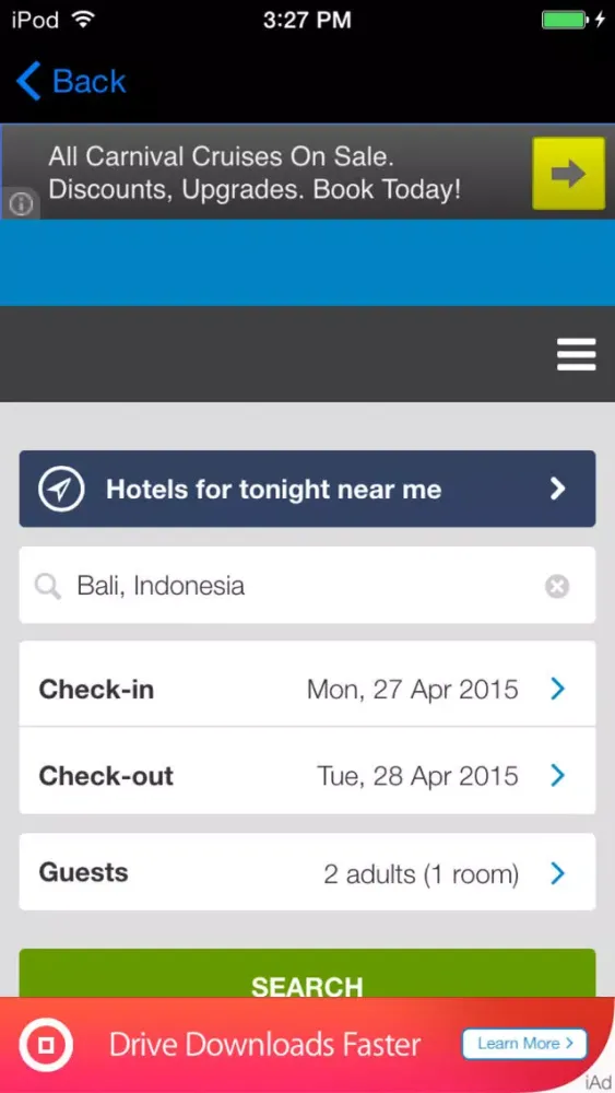 Bali Hotels Discount Booking应用截图