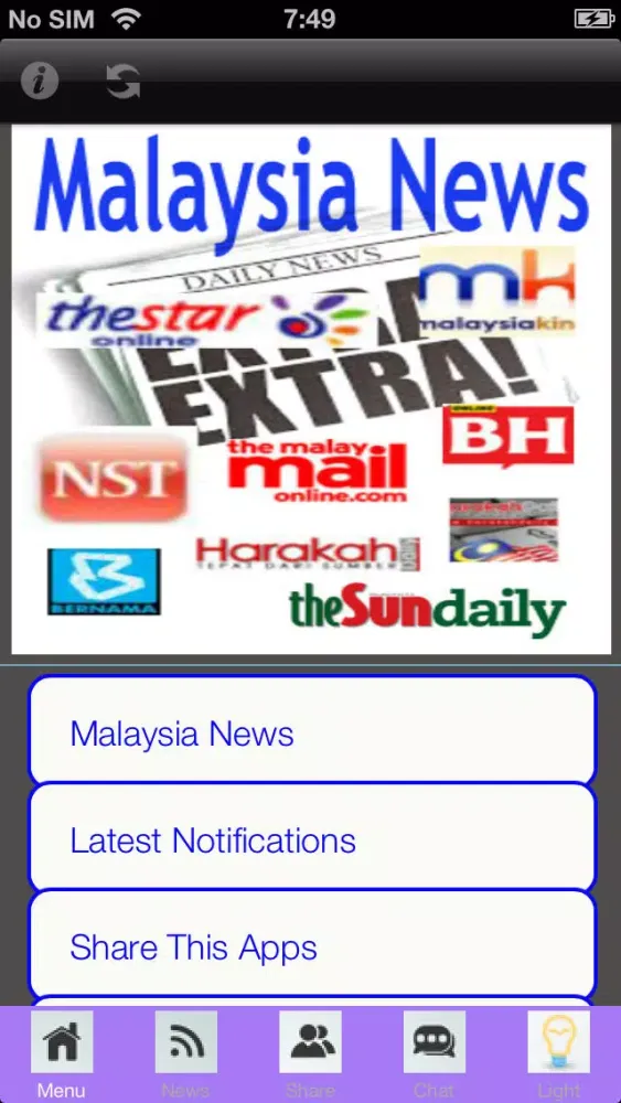 Capturas de pantalla de malaysia news - the latest News from Malaysian Newspaper online feeds