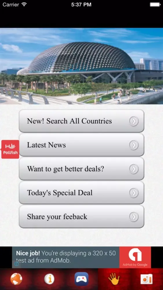 Captures d'écran de Singapore Hotels & Maps