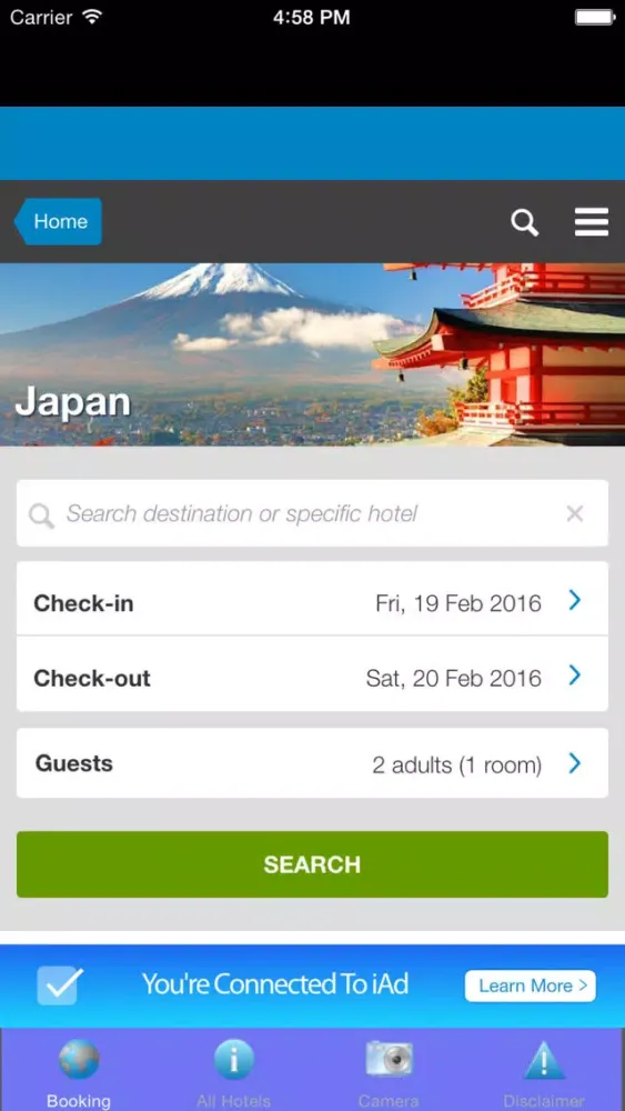 ภาพหน้าจอของ Tokyo Hotels & Maps