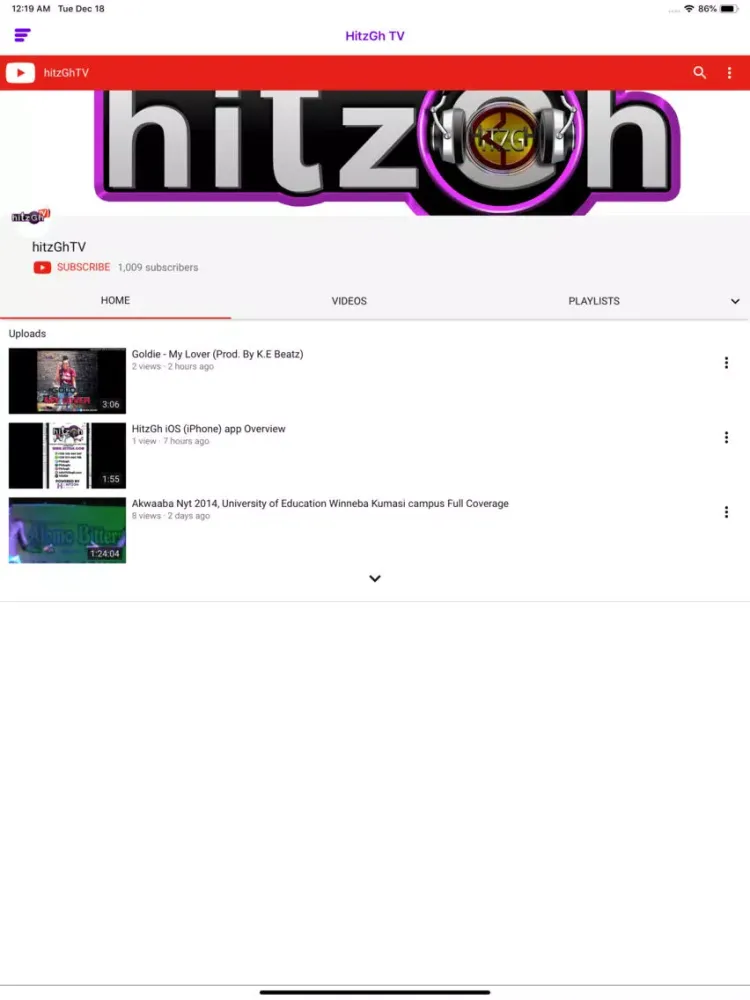 HitzGh iPad  स्क्रीनशॉट