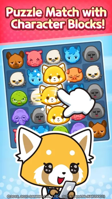 Ảnh chụp màn hình của Aggretsuko :Sanrio Puzzle Game